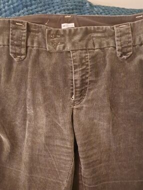 Women's Stretch Corduroy Pants in Olive Brown - Comfortable Everyday Wear